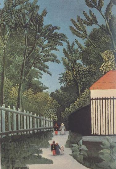Henri Rousseau View of Montsouris Park oil painting picture